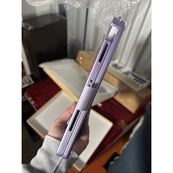 Touchpad Keyboard iPad Air Purple Light Up Keyboard Case - Picture 3 of 16